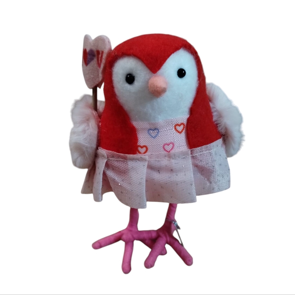 Target Spritz Valentine's Day 2022 Featherly Friends Fabric Bird Carmine Tutu